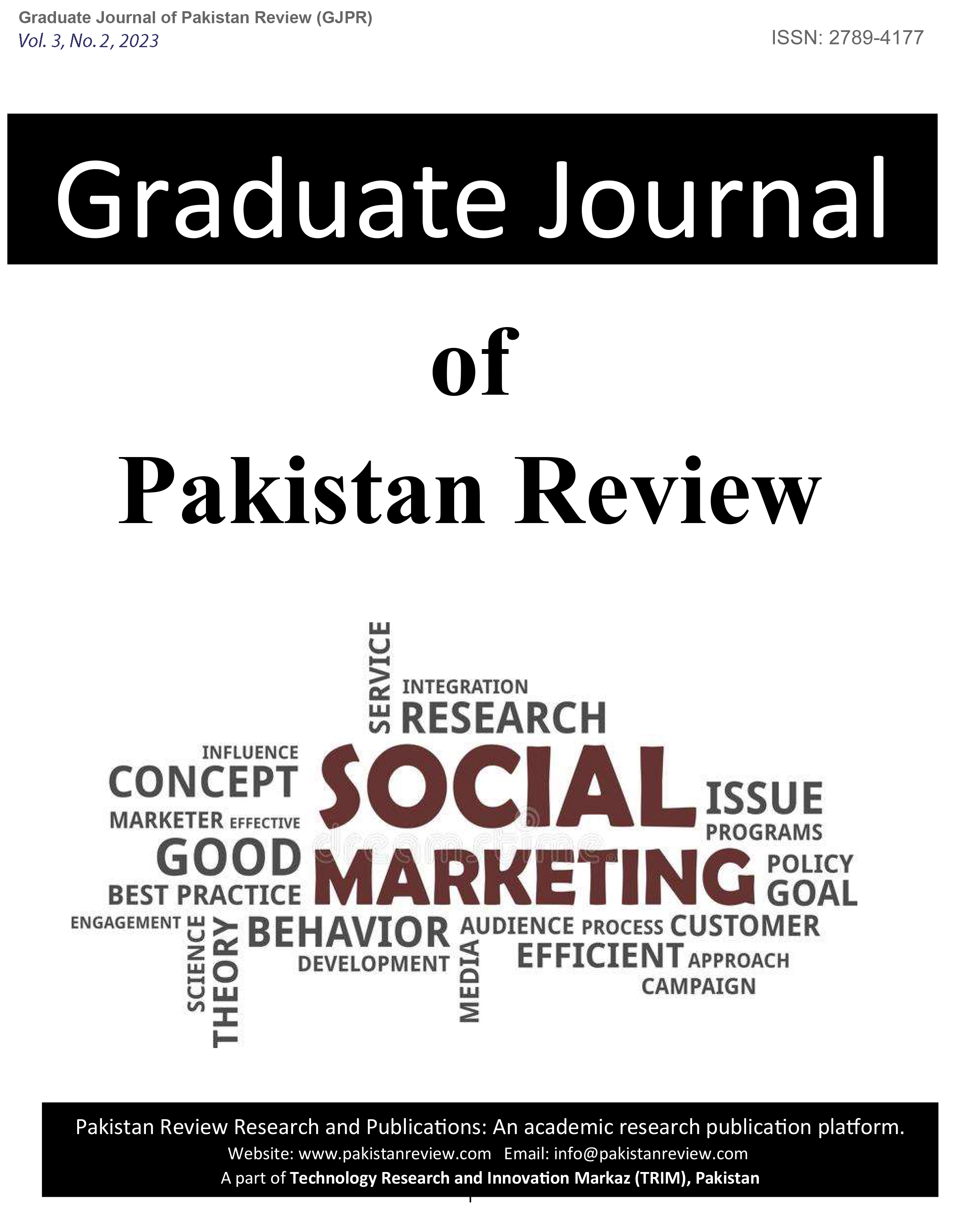 					View Vol. 5 No. 1 (2025): Graduate Journal of Pakistan Review (GJPR)
				